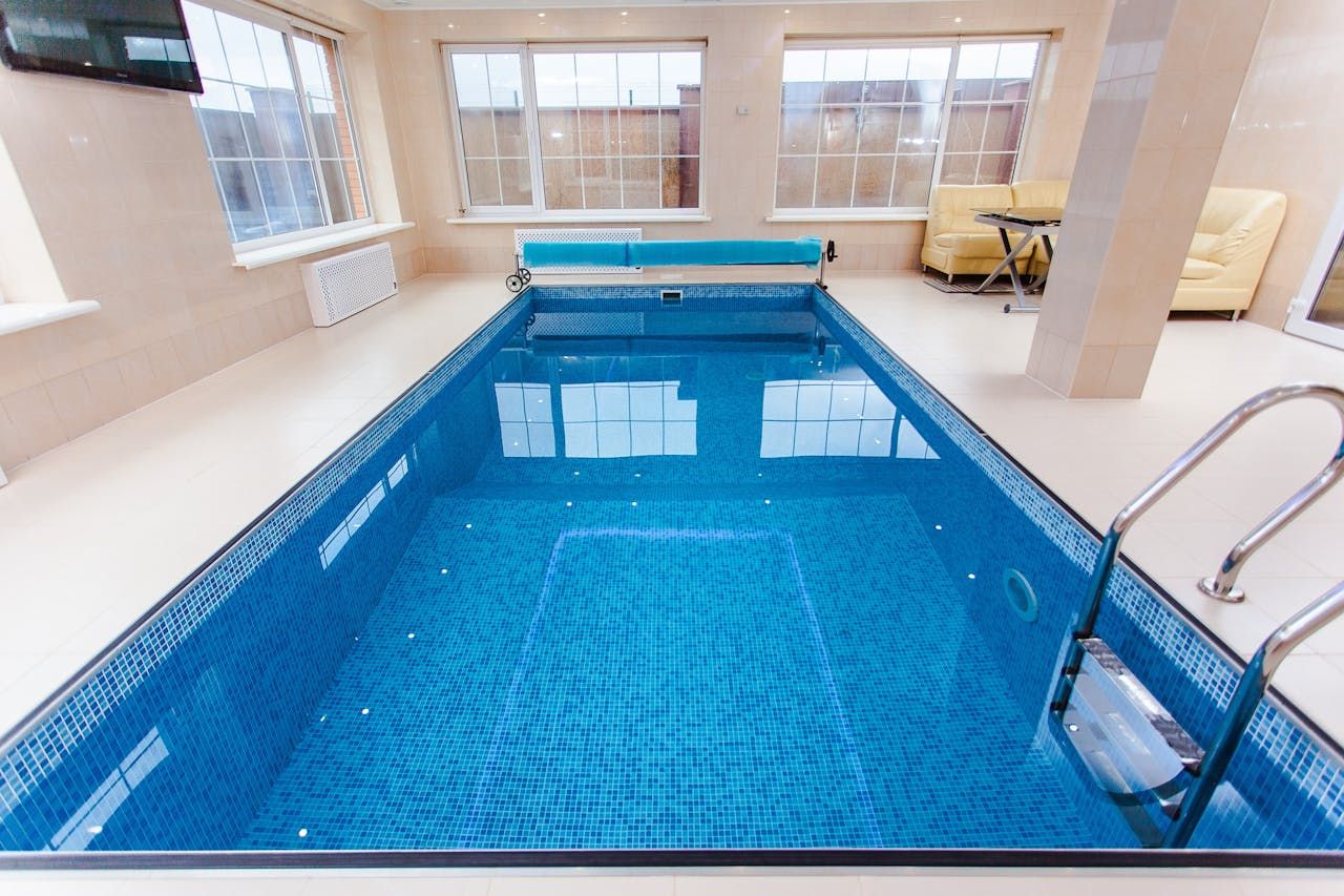 Indoor swimming pool installation